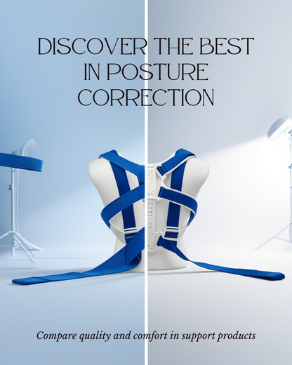 Comparison of flimsy strap versus PostureFix posture corrector