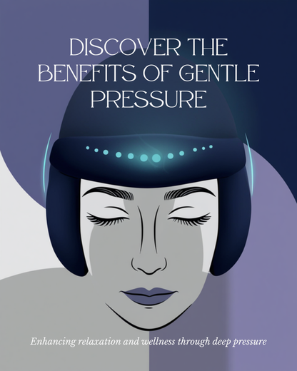 Deep pressure stimulation mechanism diagram for weighted eye mask