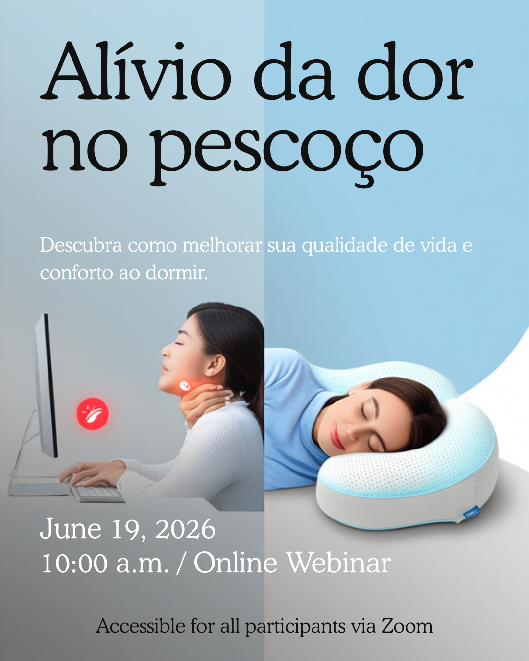 CervaCloud cervical pillow - neck pain problem and solution