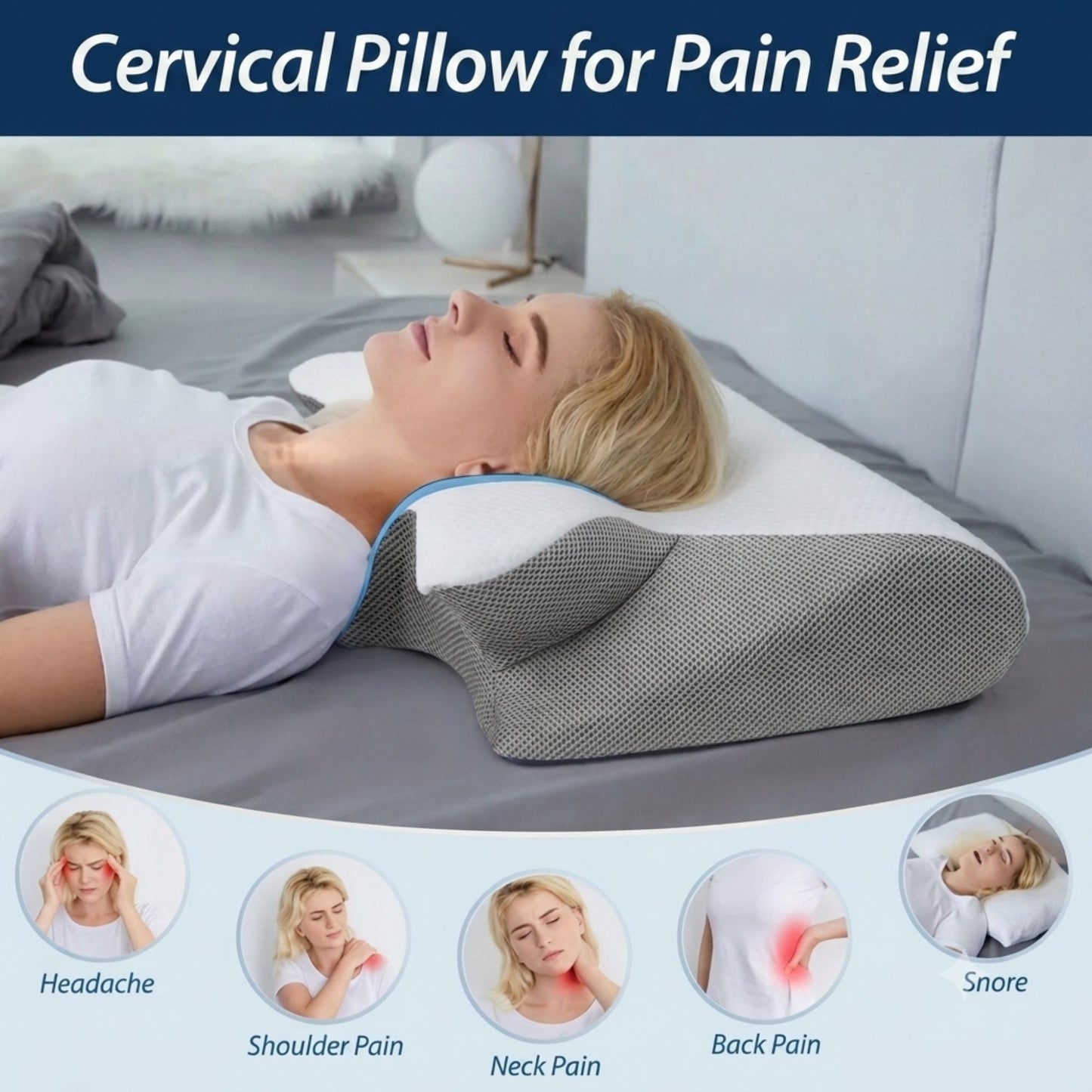 CervaCloud cervical support pillow